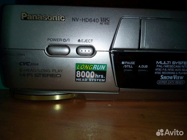 Видеомагнитофон panasonic NV - HD640