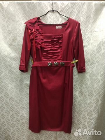 Платье праздничное б/у (р.50-52)