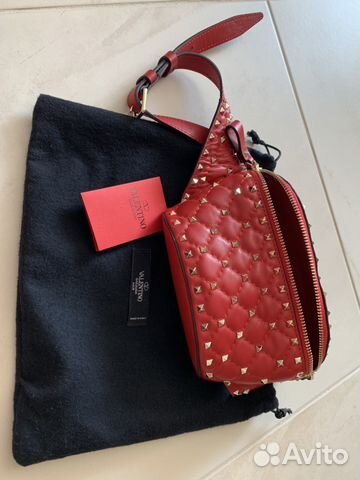 Поясная сумка Valentino Rockstud Spike новая