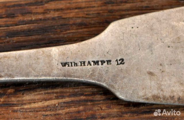 Ложки серебряные, Германия, до 1886 г