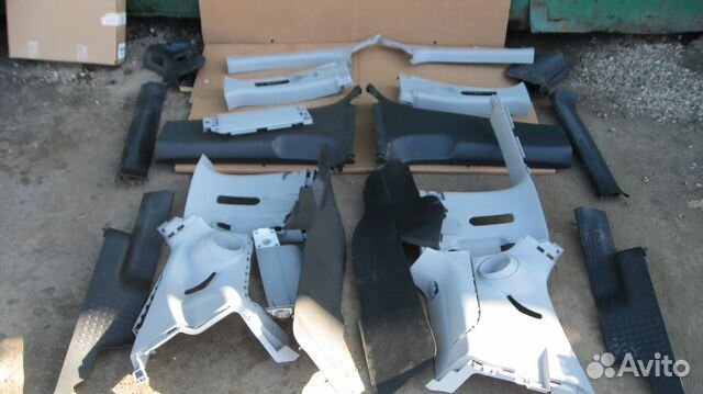 Обшивка салона пластик Хонда Пилот 2