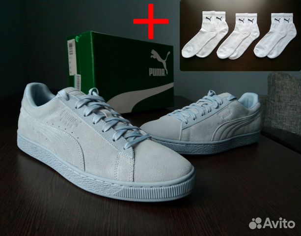 puma suede classic blue