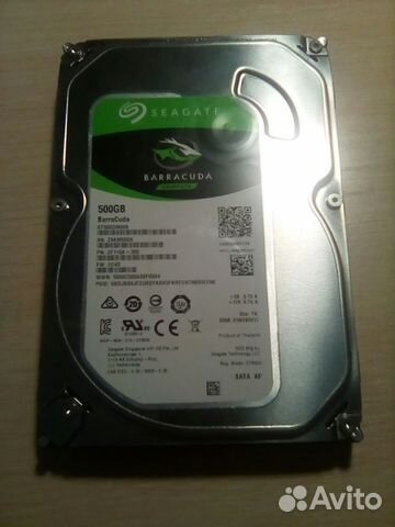 Жесткий диск Seagate BarraCuda (ST500DM009)