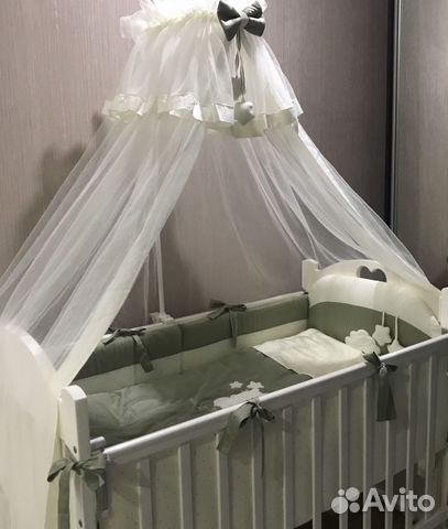 Комплект в кроватку Perina Бамбино Олива Комплект в кроватку Perina Бамбино Олива