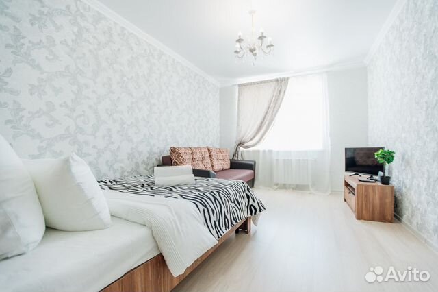 

1-к. квартира, 42 м², 2 кровати