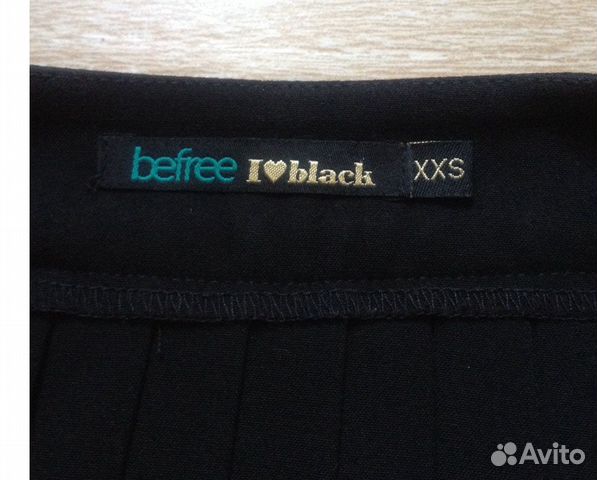 Юбка черная в складку befree XXS Юбка черная в складку befree XXS