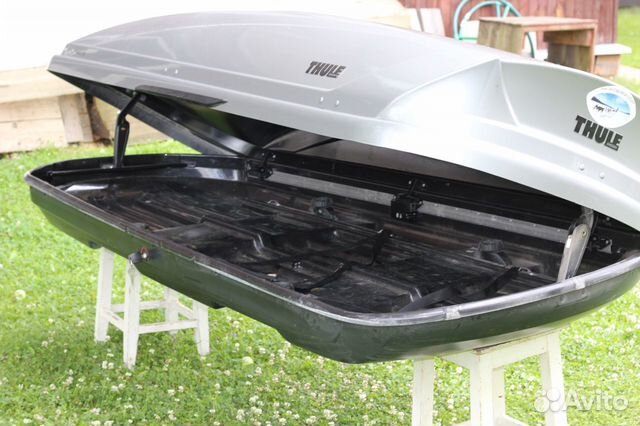 Автобокс Thule Motion 900 серебристый б/у