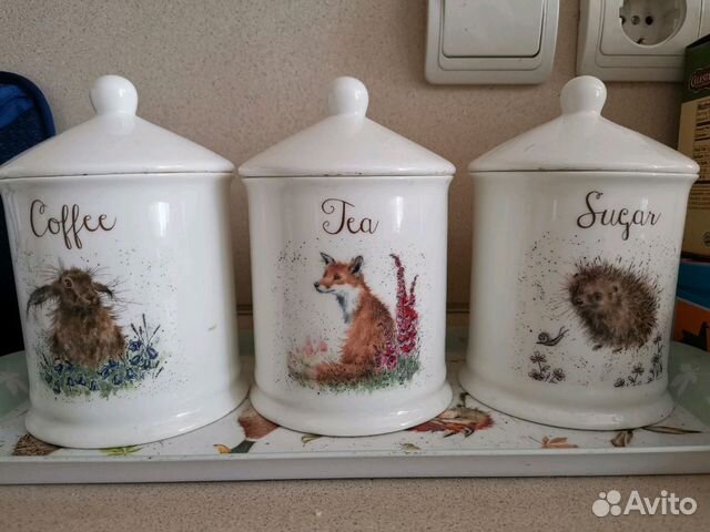 Royal worcester Забавная фауна чай, кофе, сахар