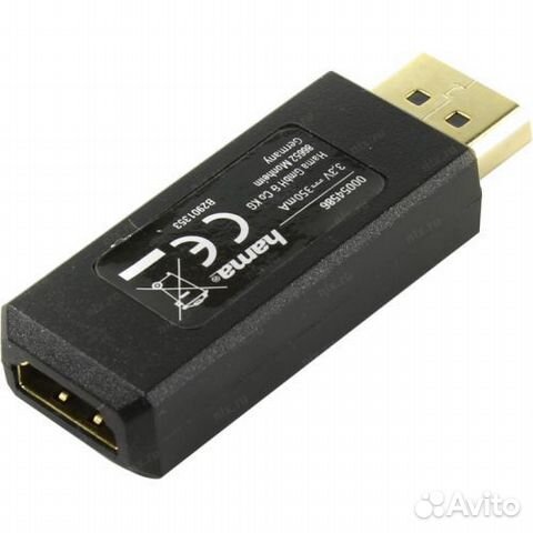 Переходник аудио-видео DP(m) - hdmi(f) H-54586