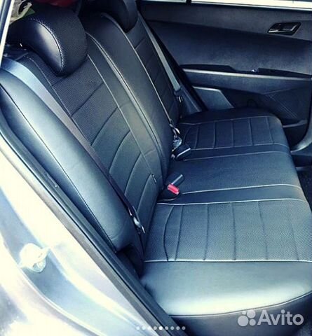 Авточехлы из экокожи для Хендай Крета