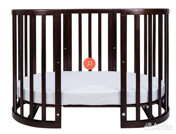 Детская овальная кроватка ellipse bed (бук) Детская овальная кроватка ellipse bed (бук)
