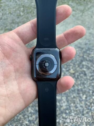 Apple watch series 4 stainless steel 44 mm black L