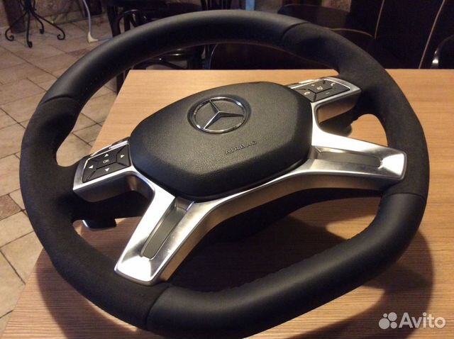 Руль AMG с алькантарой (Mercedes w166) Руль AMG с алькантарой (Mercedes w166)