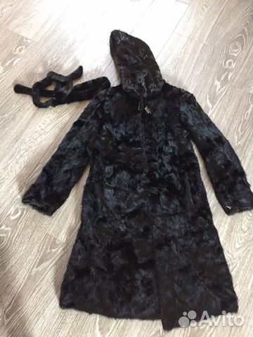 Шуба норковая с капюшоном Шуба норковая с капюшоном