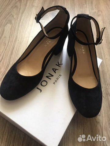 Туфли замшевые, новые, jonak Франция, р. 39 на 38 Туфли замшевые, новые, jonak Франция, р. 39 на 38
