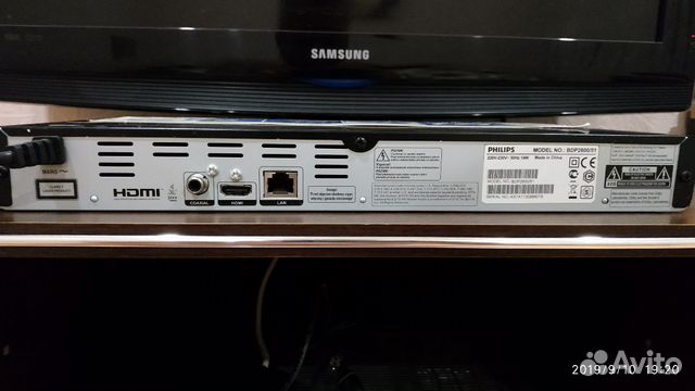 Blu-ray, DVD-плеер philips