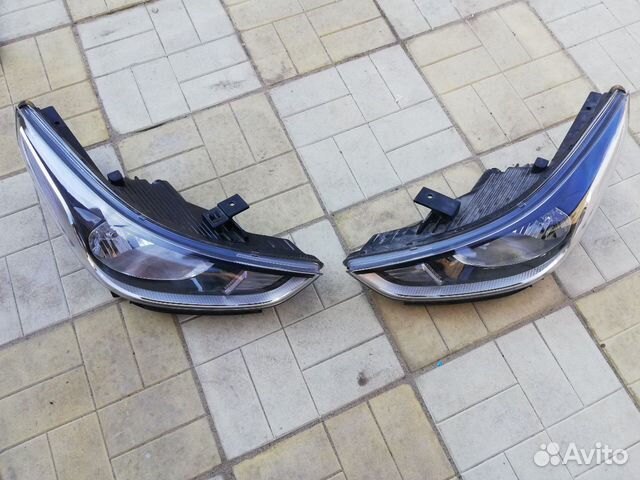 Hyundai Solaris, фара Хундай Солярис