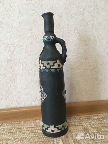 Глиняная бутылка для вина Глиняная бутылка для вина