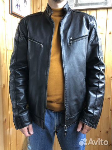 Куртка мужская кожаная Armani Куртка мужская кожаная Armani