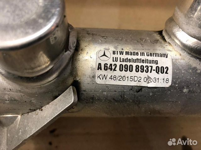 Патрубок интеркулера Mercedes a6420908937 Патрубок интеркулера Mercedes a6420908937