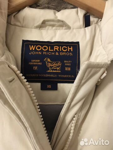 Фирменная парка для девочки woolrich