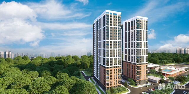 2-к квартира, 35.8 м², 8/26 эт. 2-к квартира, 35.8 м², 8/26 эт.