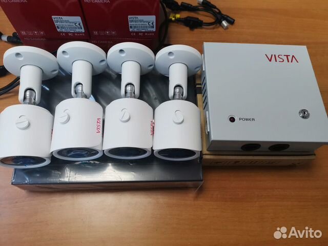Комплект видеонаблюдения 4 AHD камеры 5 мп+DVR+бп Комплект видеонаблюдения 4 AHD камеры 5 мп+DVR+бп
