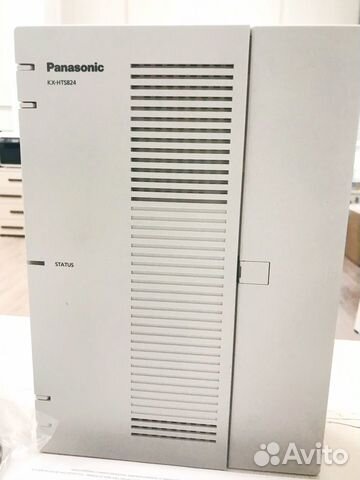 Цифровая гибридная атс panasonic kx-hts824ru