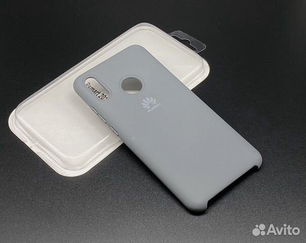 P Smart 2019 Honor 10 Lite Чехол Серый Silicone