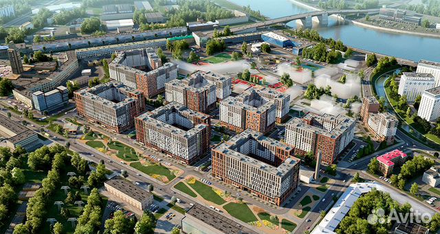 1-к квартира, 33.8 м², 6/15 эт.