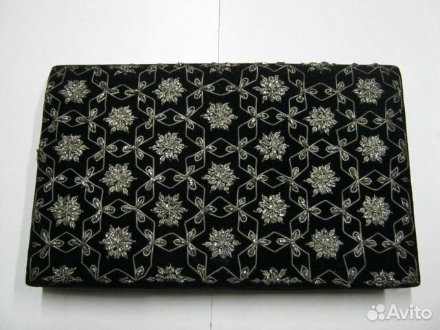 Сумочка клатч театральная парча шелк 50ые винтаж