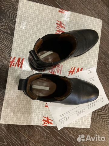 Ботинки кожаные H&M