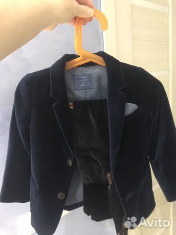 Пиджак Zara бархат