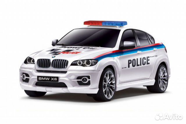Радиоуправляемый полицейский джип BMW X6 866-1401P