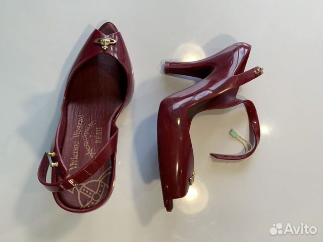 Туфли из резины Vivienne Westwood x Melissa. Новые