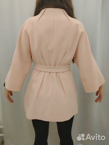 Розовое пальто с поясом Glance Розовое пальто с поясом Glance