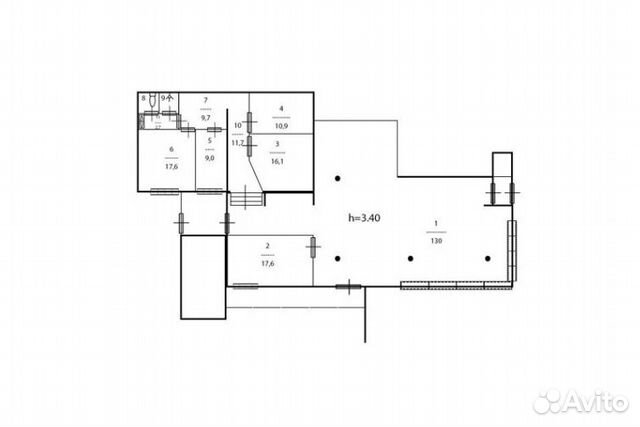 Помещение свободного назначения, 243 м²