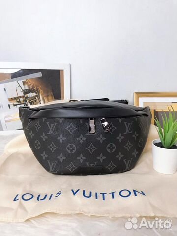 Поясная сумка Louis Vuitton Pumbag LV серая Поясная сумка Louis Vuitton Pumbag LV серая