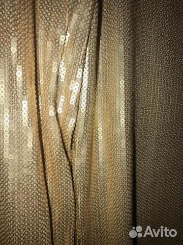 Золотое вечернее платье мини