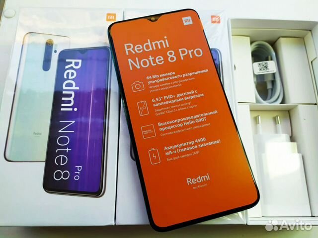 Xiaomi redmi note 8 pro,Синий,128гб, глобальная ве Xiaomi redmi note 8 pro,Синий,128гб, глобальная ве
