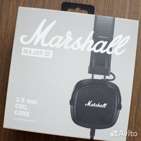 Наушники marshall major III 3 (Новые под пломбой)