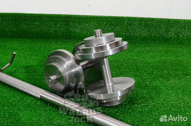 Комплект штанга 28кг (1,2м) + 2 гантели по 13,5кг