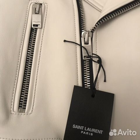 Куртка кожаная Saint Laurent