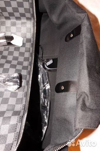 Дорожная Сумка Louis Vuitton Keepall Черная серая