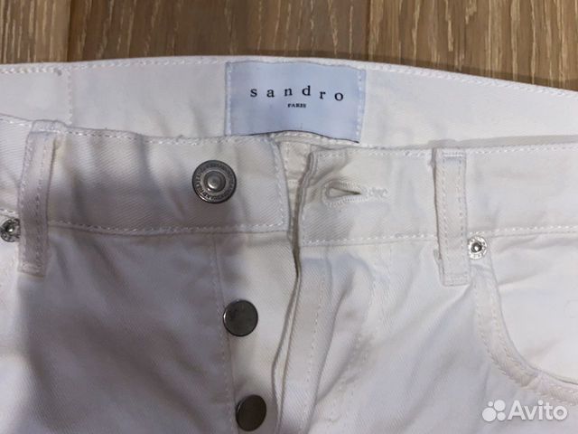 Джинсы белые Sandro Джинсы белые Sandro