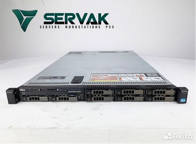 Сервер dell R620 8SFF 2x E5-2620v2 64GB