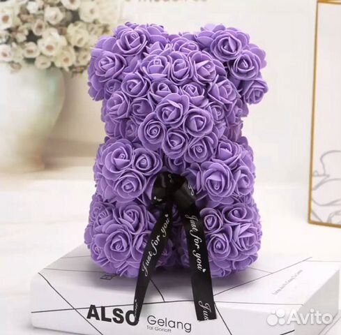 Мишка из роз