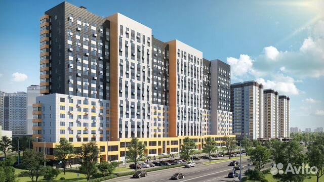 2-к квартира, 64 м², 15/19 эт.
