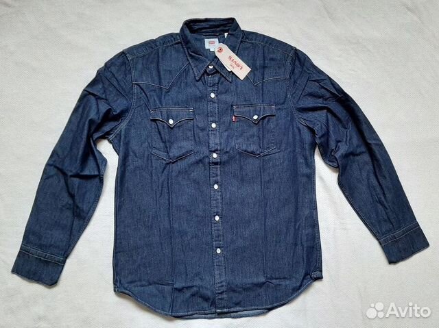 Джинсовая рубашка Levis оригинал 50 новая Джинсовая рубашка Levis оригинал 50 новая