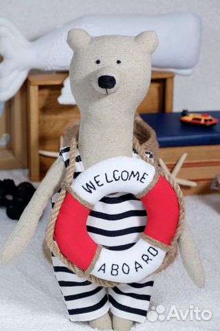 Медведь Оливер ручной работы Медведь Оливер ручной работы